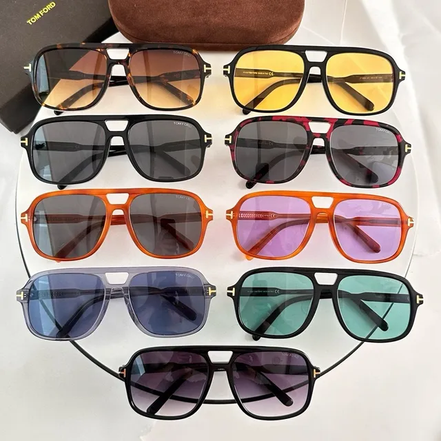 Fendi FF Oversized Amber Tinted Sunglasses 2