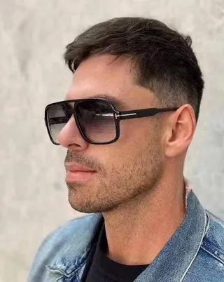 Fendi FF Oversized Amber Tinted Sunglasses 6