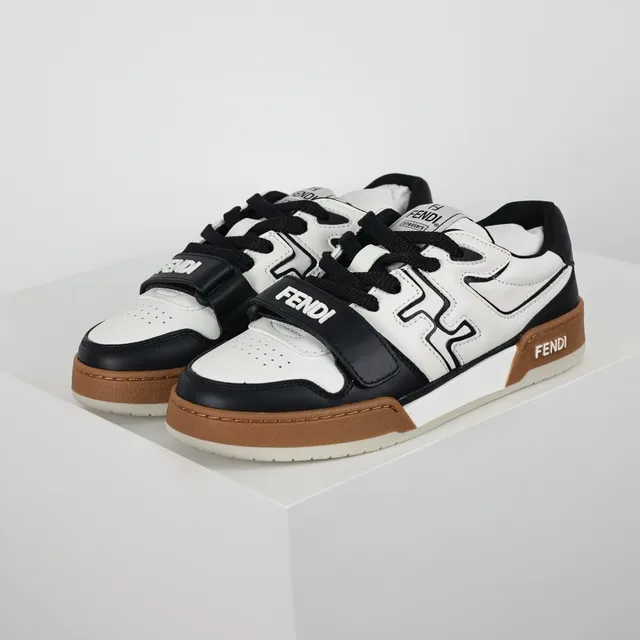 Fendi First sneakers lifestyle blanc noir gomme 2