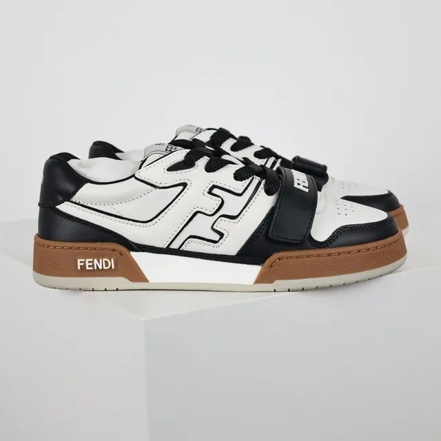Fendi First sneakers lifestyle blanc noir gomme 3
