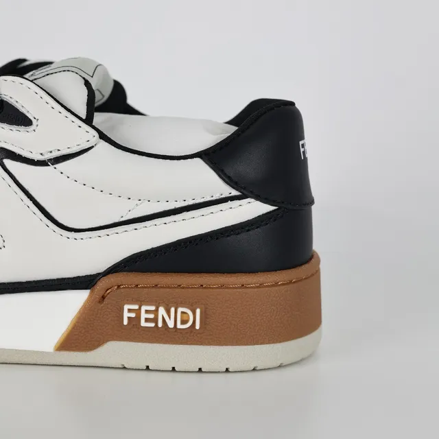Fendi First sneakers lifestyle blanc noir gomme 4