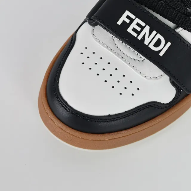 Fendi First sneakers lifestyle blanc noir gomme 5