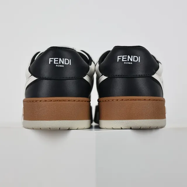 Fendi First sneakers lifestyle blanc noir gomme 8