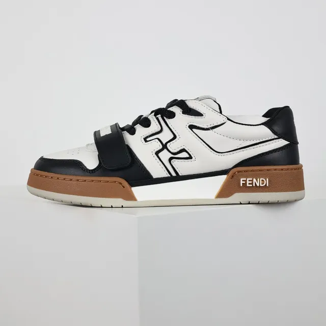 Fendi First sneakers lifestyle blanc noir gomme 9