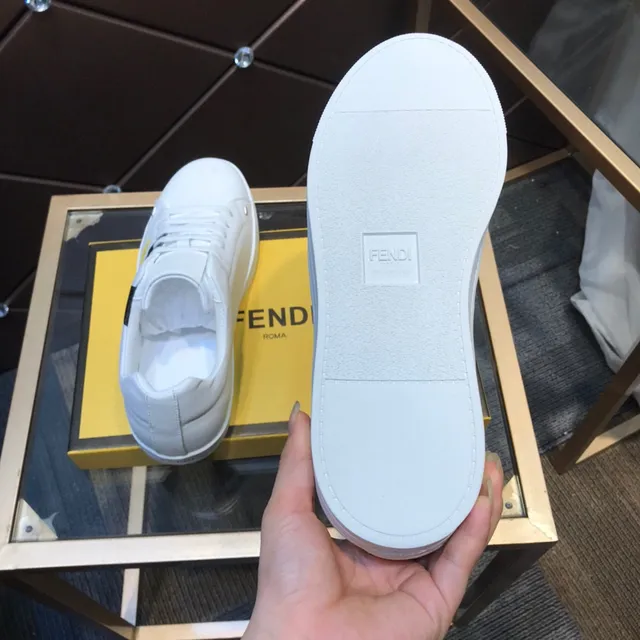 Fendi Monster zapatilla blanco negro amarillo zapatillas lifestyle 3