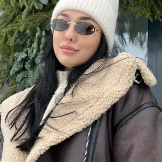 Fendi Oval Beige Brown Lens Thin Metal Frame Sunglasses
