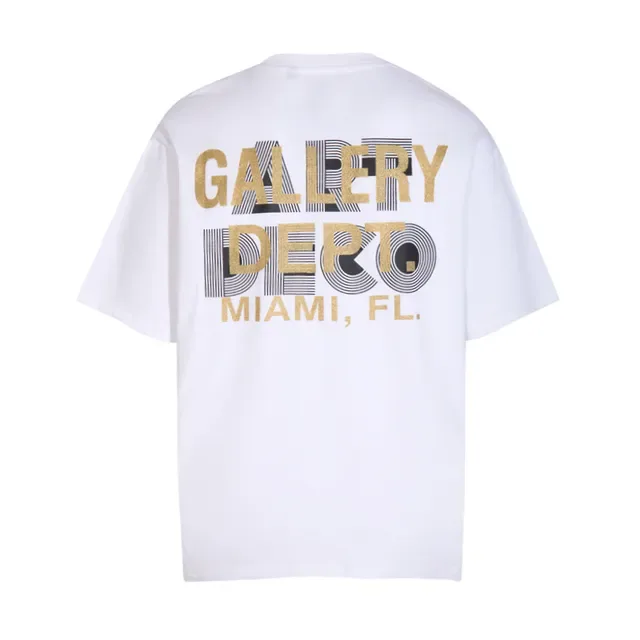Gallery Dept Art Deco Graphic Print White T-Shirt 10