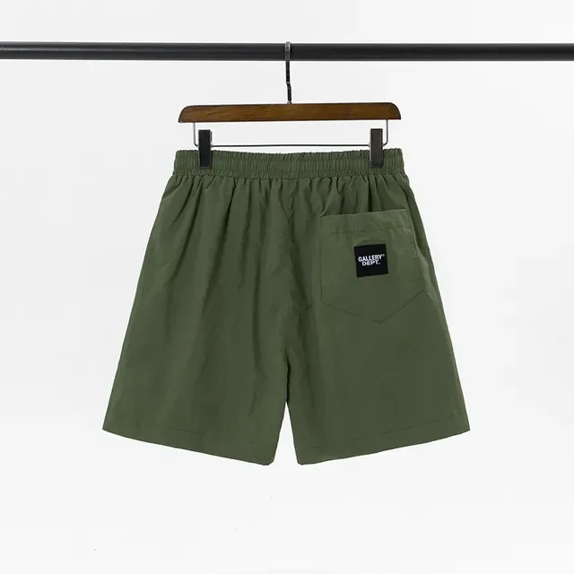 Gallery Dept Black Gray Elastic Waist Drawstring Closure Shorts 7