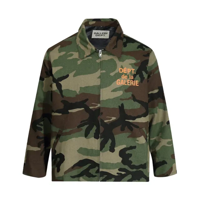 Gallery Dept Camouflage Graphic-Print Zip-Front Jacket 2