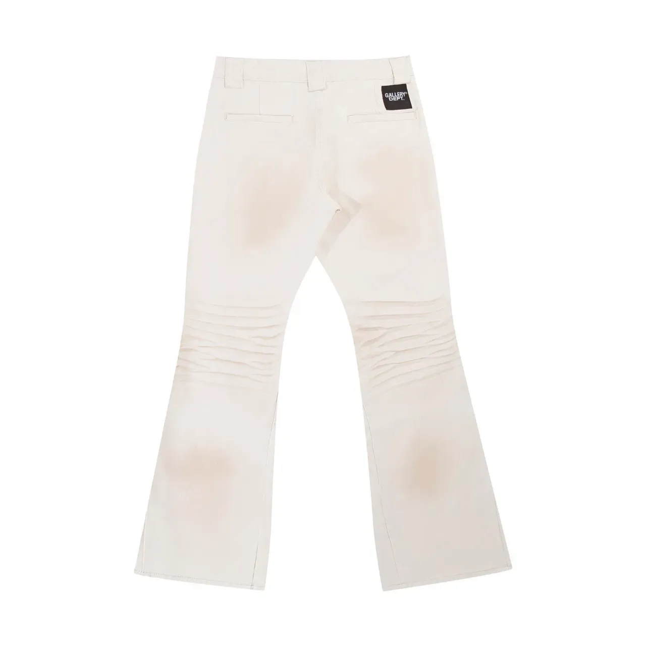 Gallery Dept Distressed Ruched Flared Pants 3