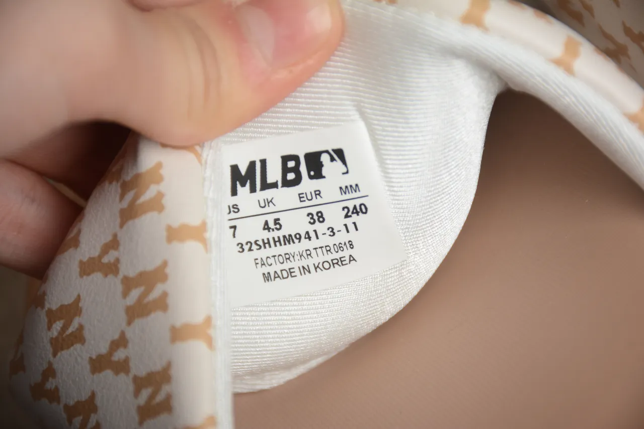 Beige Brown Monogrammed Strap Slide Slippers 4