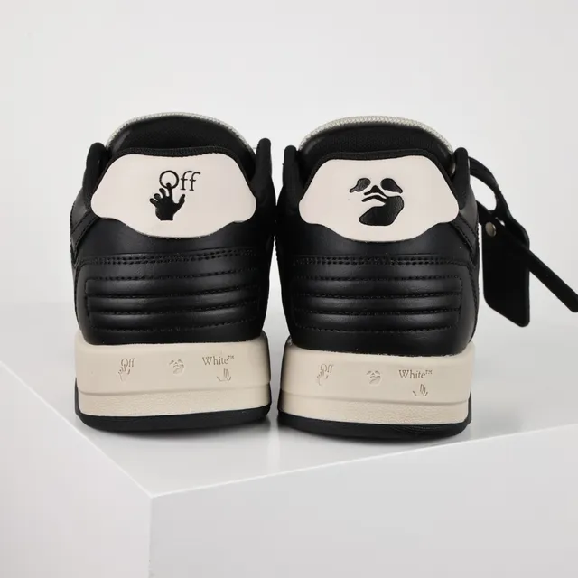Black and Cream Arrow-Logo Lifestyle Sneakers 8
