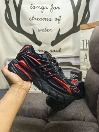 Black and Red Chunky Lifestyle Sneakers 5