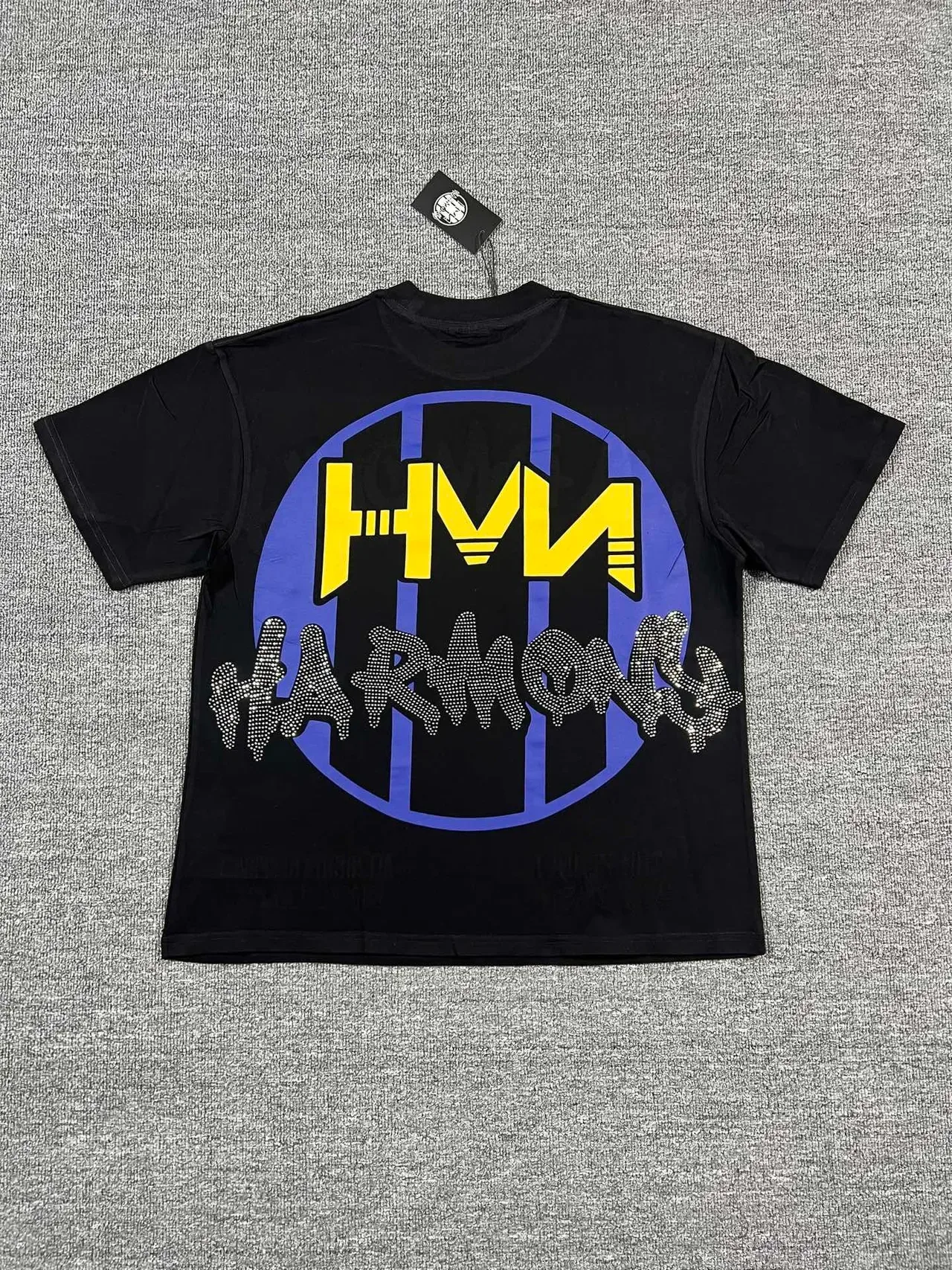 Black Graphic-Print Double-Sided Sci-Fi Illustration T-Shirt 3