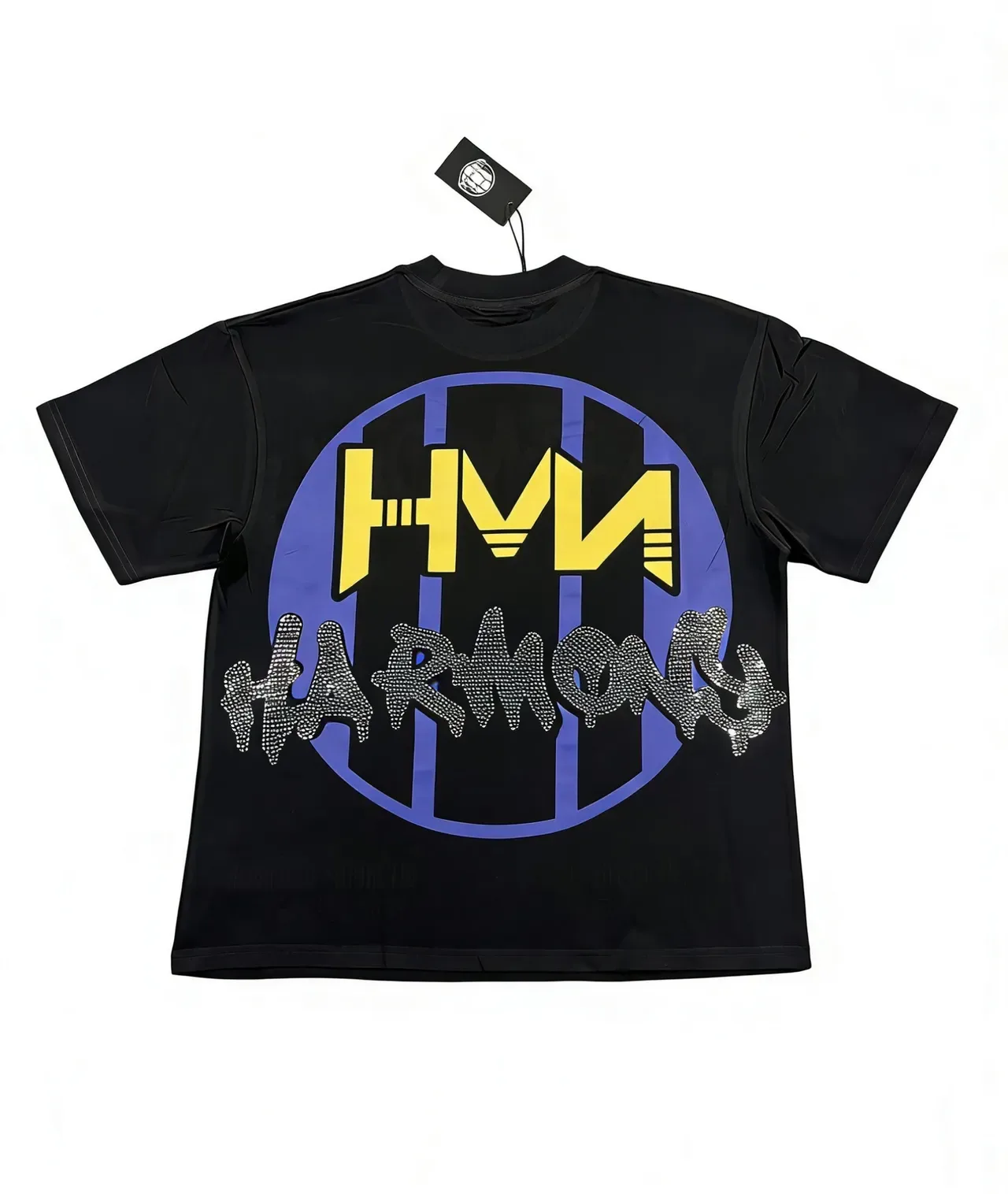Black Graphic-Print Double-Sided Sci-Fi Illustration T-Shirt 5
