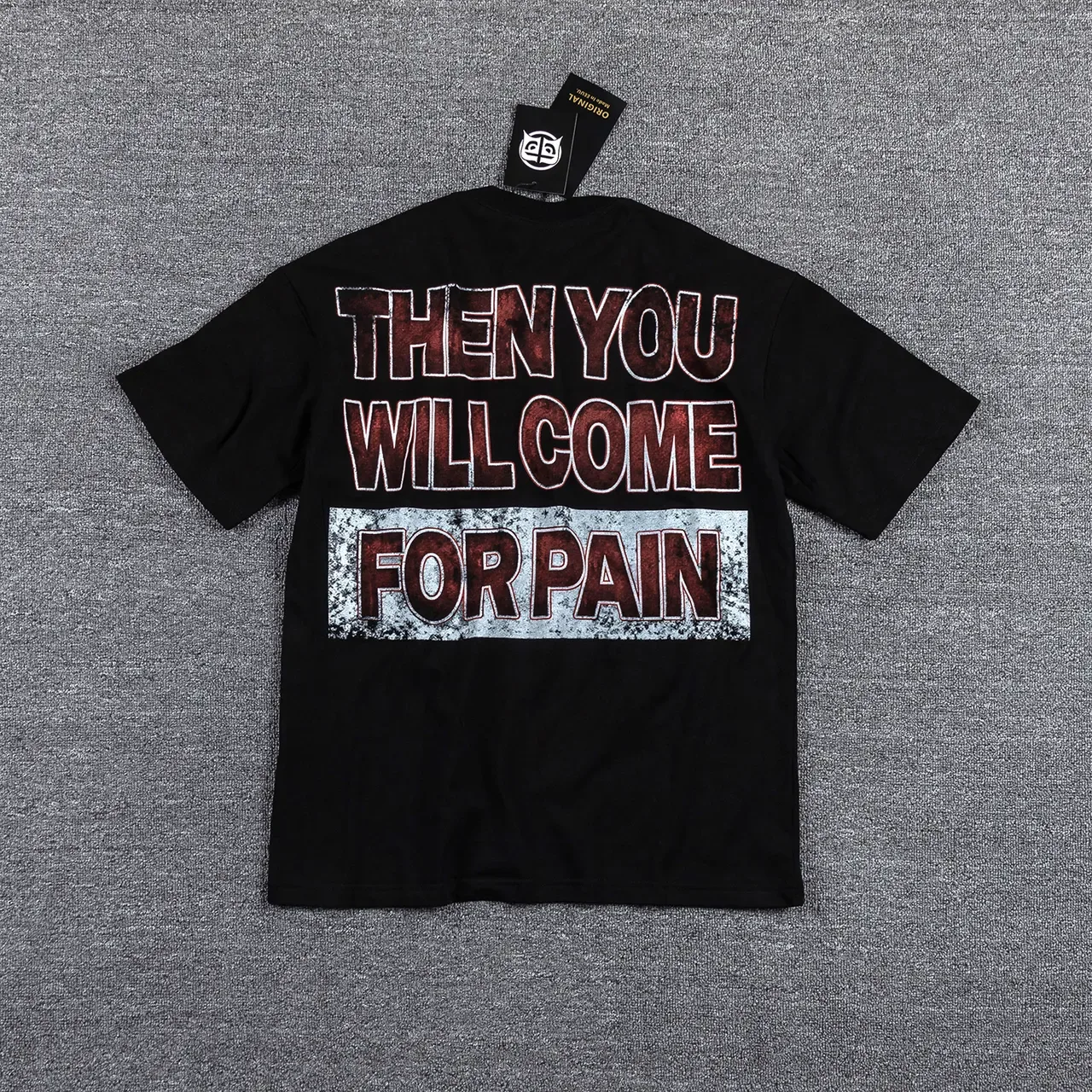 Black Graphic-Print Oversized Band-Themed T-Shirt 4