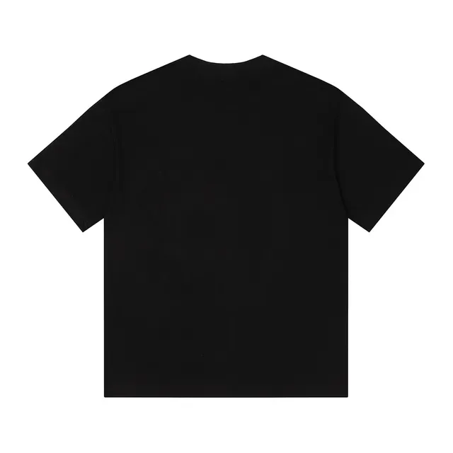 Black Graphic-Print Oversized T-Shirt 4
