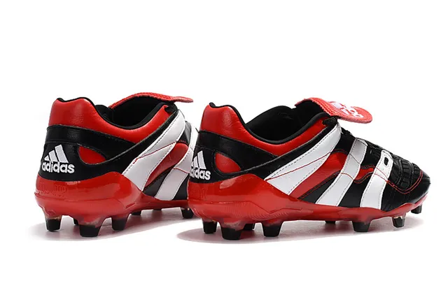 Black Leather Molded Panel Firm-Ground Soccer Shoes 16