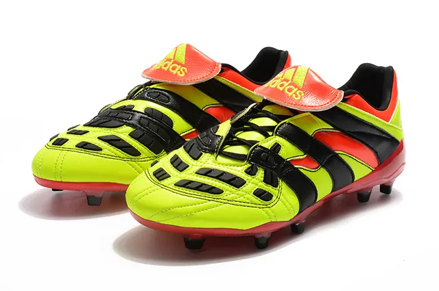 Black Leather Molded Panel Firm-Ground Soccer Shoes 23