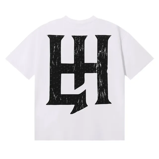Black White Graphic Print Oversized Fit T-Shirt 3