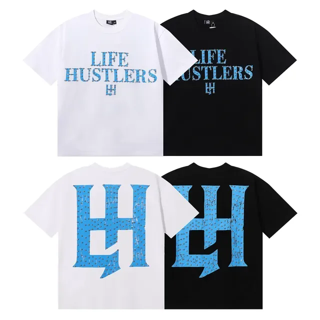 Black White Graphic Print Oversized Fit T-Shirt 15