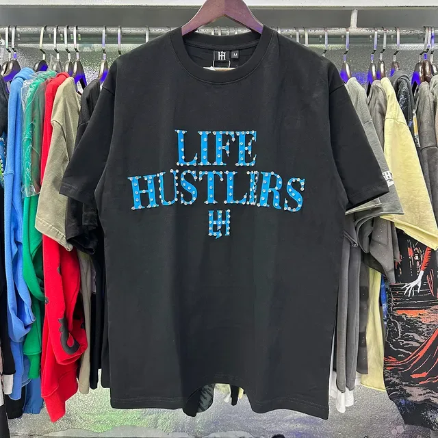 Black White Graphic Print Oversized Fit T-Shirt 23