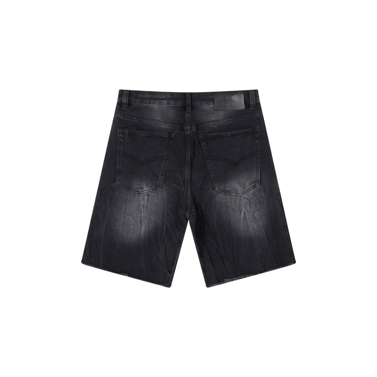 Blue Gray Denim Mid-Rise Shorts 10