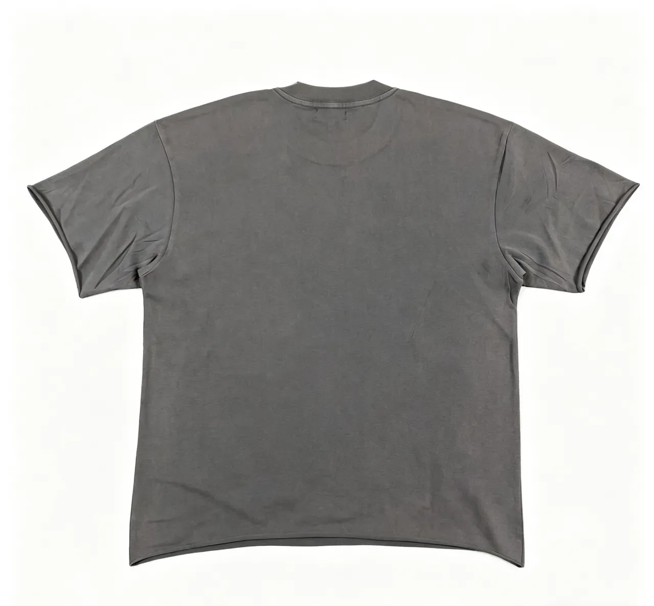 Charcoal Gray Graphic-Print UFO Cowboy T-Shirt 6
