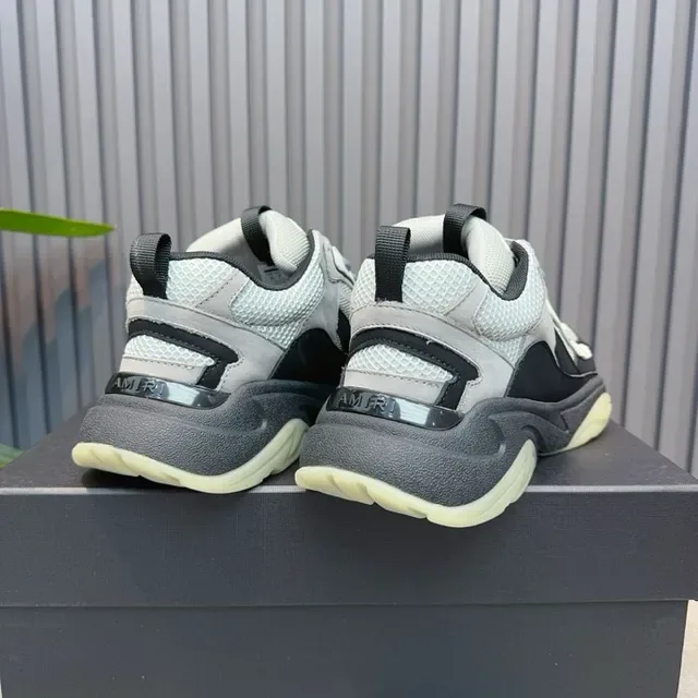 Chunky Cage-Overlay Low-Top Lifestyle Sneakers 6