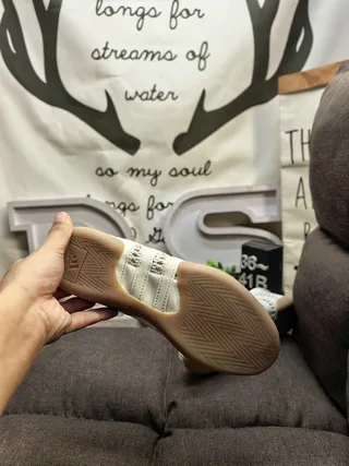 Cream Woven Laceless Slip-On Ballet Flats 4