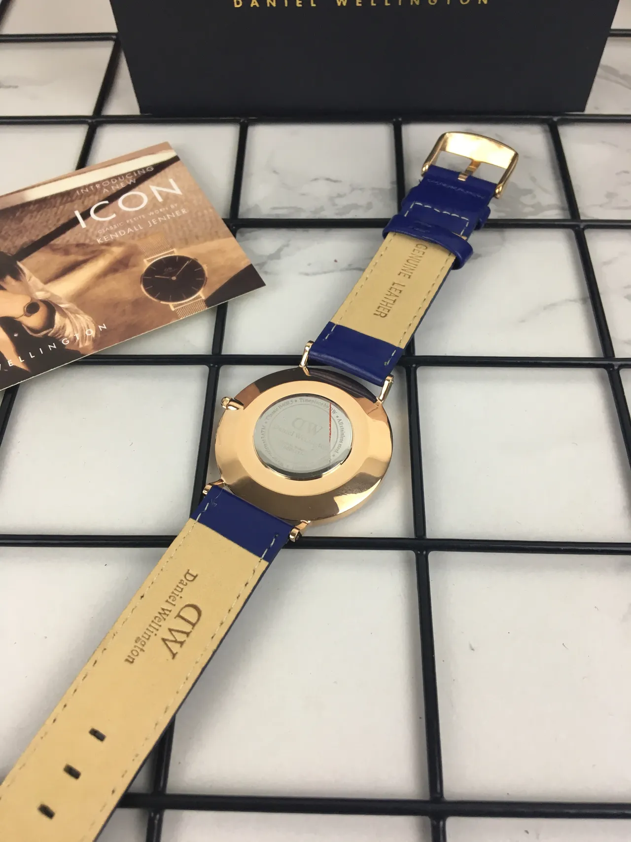 Daniel Wellington Classic Blue Sunburst Quartz Watch 3