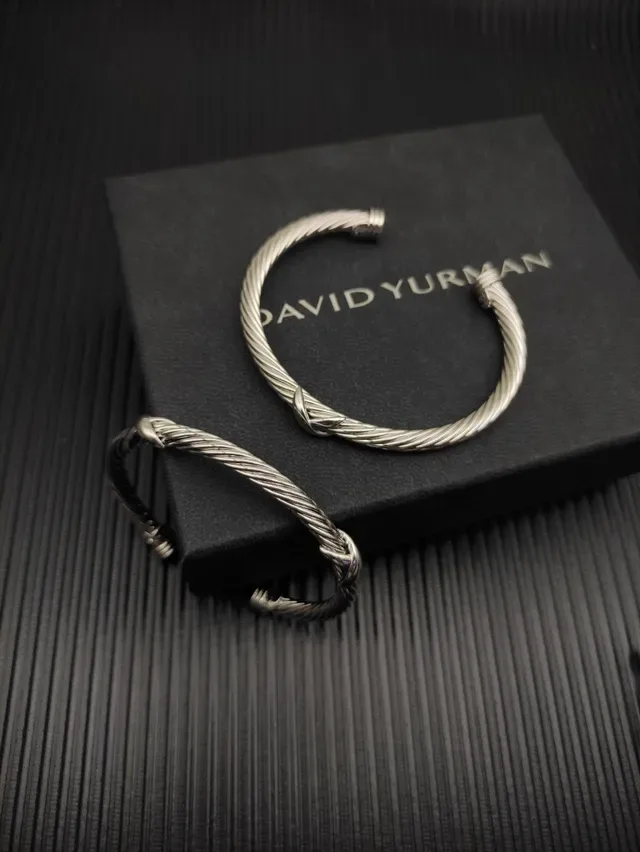 David Yurman Cable Classics Twisted Silver Bracelet 3