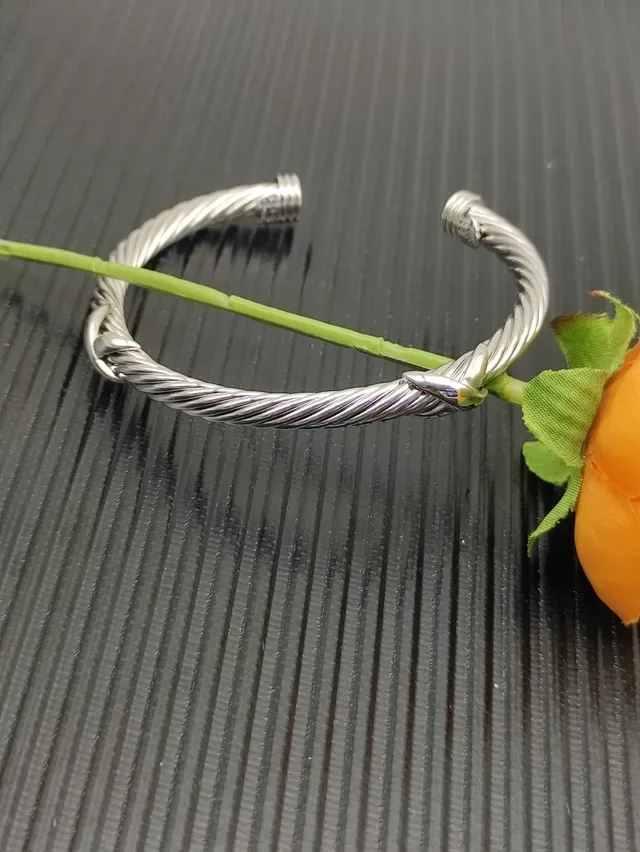 David Yurman Cable Classics Twisted Silver Bracelet 8