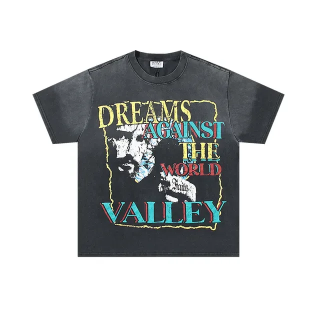 Distressed Graphic Print Oversized T-Shirt 2