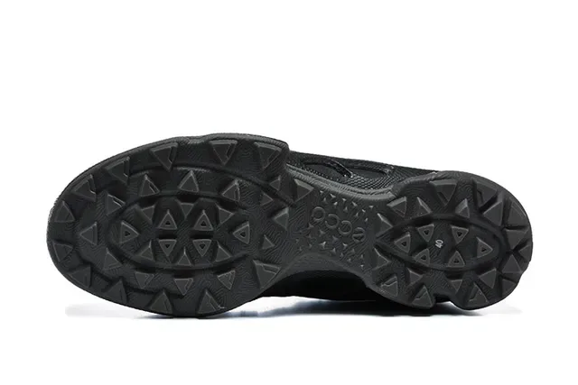 ECCO Black Mixed-Material Lifestyle Sneakers 9