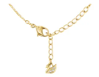 Gold Teardrop Openwork Diamond Pendant Necklace 2