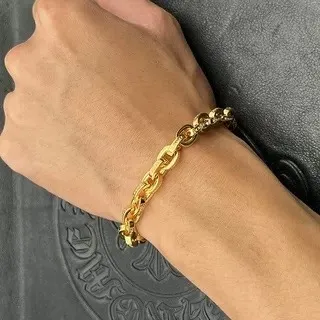 Gold-Tone Chunky Oval Link Chain Bracelet 2