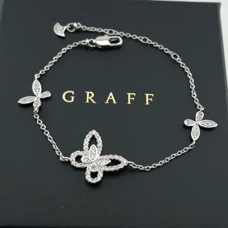 Graff diamantes mariposa motivo pulsera