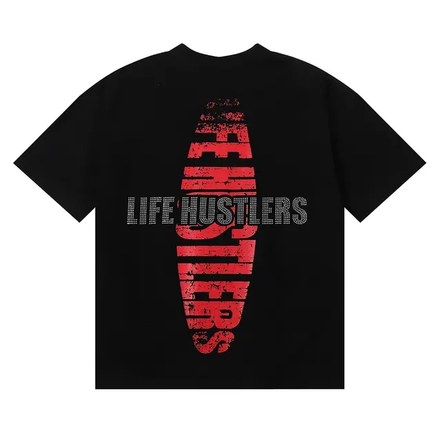 Graphic Print Collage-Style Religious Theme T-Shirt 4