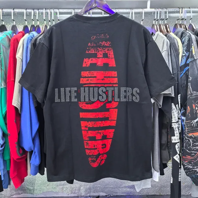 Graphic Print Collage-Style Religious Theme T-Shirt 11
