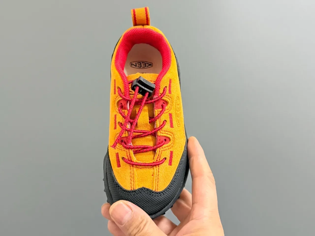 KEEN Green Beige Chunky Sole Mixed-Material Upper Lifestyle Sneakers 18