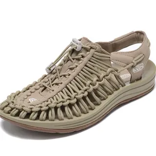 Keen Uneek 米色 编织绳 休闲凉鞋