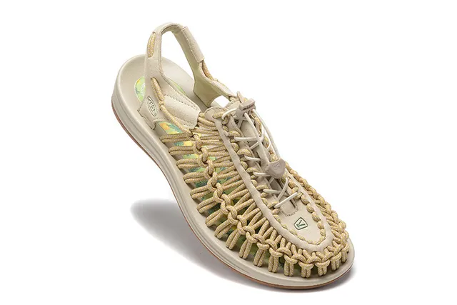 Keen Uneek sandales casuales en corde tissée beige 3