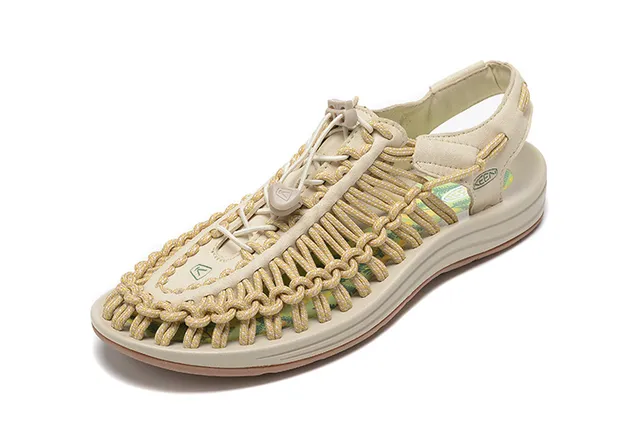 Keen Uneek sandales casuales en corde tissée beige 7