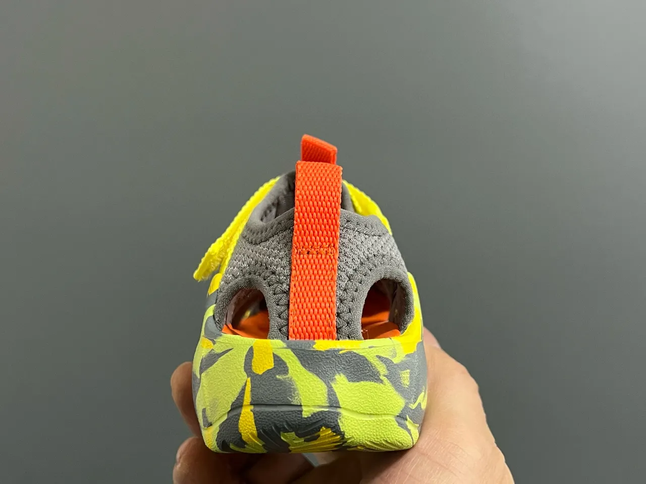 KEEN Yellow Multicolor Multi-Strap Hook-and-Loop Closure Casual Sandals 21