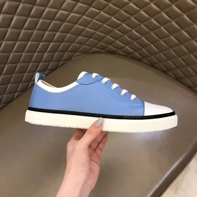 Light Blue and White Colorblock Lifestyle Sneakers 1