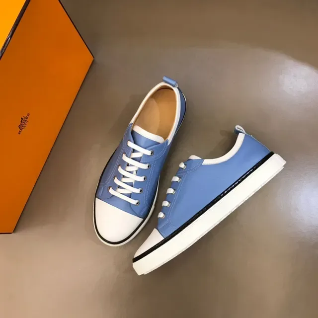 Light Blue and White Colorblock Lifestyle Sneakers 8