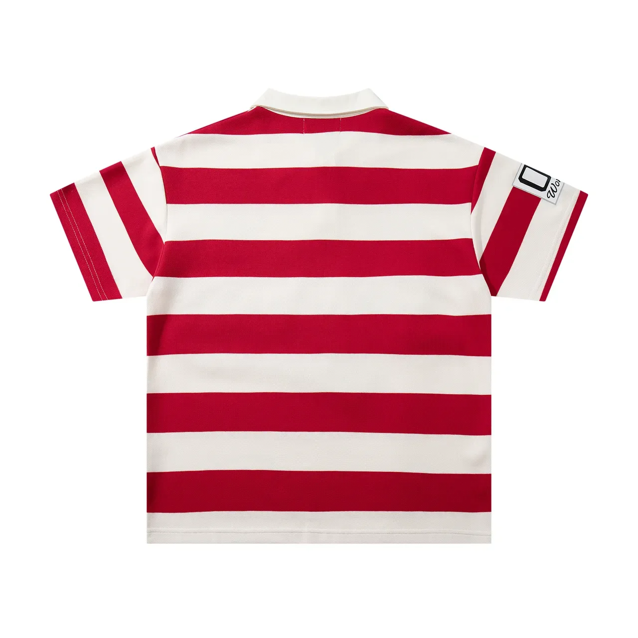 Majestik Athletic Team Striped Embroidered Polo Shirt 3