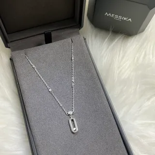Messika Move Classic Collar de diamantes ovalado abierto
