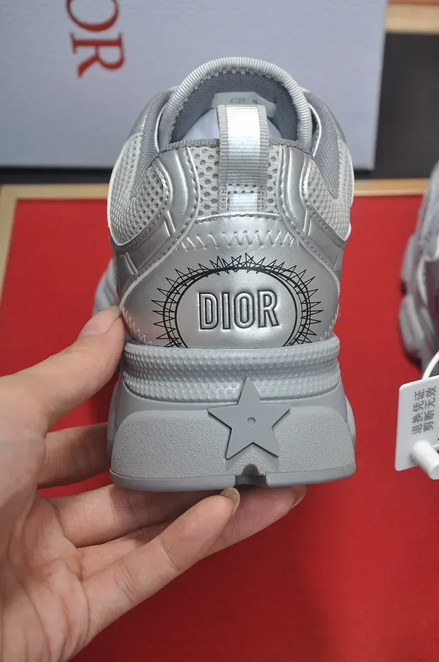 Monochrome Silver Gray Chunky Sole Lifestyle Sneaker 2